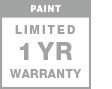 limited 1 year paint warranty