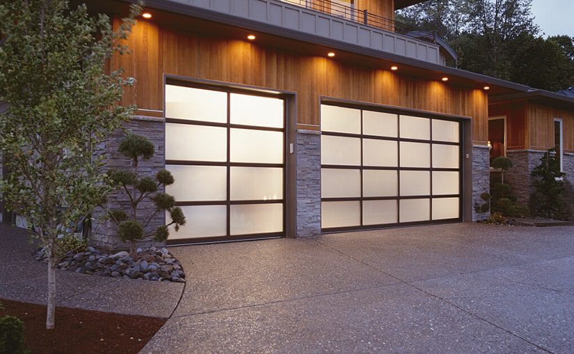 modern residential garage doors knoxville tn