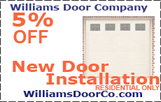 50% off new residential garage door installation in knoxville, tn