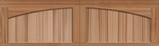 reserve wood limited edition arch 1 solid garage door top section design