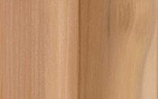 mixed cedar wooden garage door overlay material option